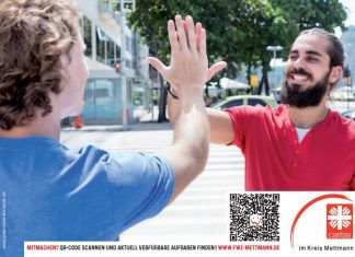 Mit verschiedenen Plakaten will die Caritas ehrenamtlich Engagierte zum Handeln motivieren. Bild: Caritas (Plakatauszug)