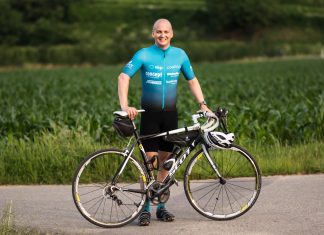 Andreas Eckermann radelt für den guten Zweck. Foto: privat