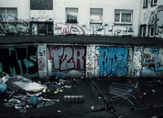 Unbekannte haben unter anderem Gehwege und Stromkästen mit Graffiti verunstaltet. Foto: Symbolbild (pixabay)