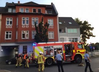 Einsatz für die Wehr: Kohlenmonoxid-Austritt in Ratingen-Mitte. Foto: Feuerwehr