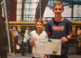 Bei der Projektwoche am Konrad-Heresbach-Gymnasium waren viele Themen präsent - auch ein Protest für eine Verbesserung der Mobilität fehlte nicht. Foto: KHG