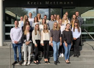20 Nachwuchskräfte haben ihre Ausbildung bei der Kreisverwaltung begonnen. Foto: Kreis ME