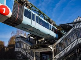 Schwebebahn fährt nach nächtlichem Störfall wieder Die Wuppertaler Schwebebahn. Foto: WSW