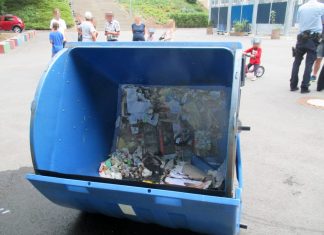 Durch das schnelle Eingreifen der Anwohner konnte größerer Schaden verhindert werden. Foto: Polizei
