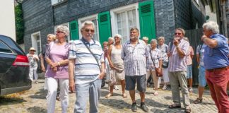 Die CDU Velbert auf Stadttour. Foto: Siegfried Wieseke