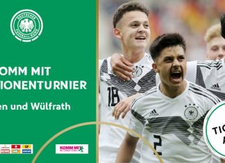 Die deutschen U17-Junioren treffen in Wülfrath auf Italien. Grafik: DFB