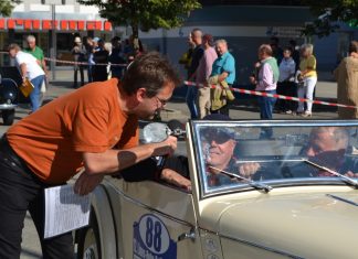 Bernd Hamer während des Consours d'Elegance in Heiligenhaus 2018. Foto: Privat