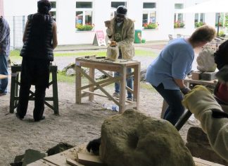 Am 10. August findet am Zeittunnel ein Workshop für Bildhauerei statt. Foto: Stadt Wülfrath
