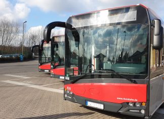 Die Rheinbahn informiert ihre Kundinnen und Kunden. Foto: André Volkmann