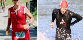 Bernd Küssner und Morten Schmidt feiern Erfolge beim Triathlon-Wettkampf im Allgäu. Fotos: TTR 08