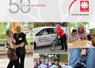 Anlässlich des Jubiläums gibt es diese Broschüre unter anderem auf der Webseite der Caritas. Bild: Caritas Mettmann