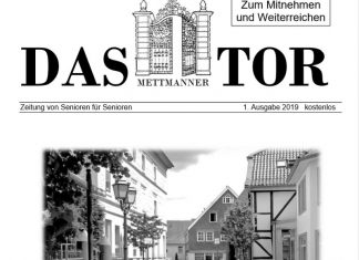 Kostenlose Seniorenzeitung "Das Tor": Die erste Ausgabe des Jahres ist erschienen. Bild: Zeitungstitel/Seniorenrat