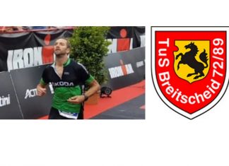 Maximilian Wienken vom TuS Breitscheid erreicht Bestzeiten und Platz 13 in seiner Altersklasse. Foto/Logo: TuS Breitscheid