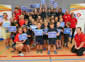 40 Kinder haben beim VSG-Sommerferiencamp verschiedene Sportarten kennengelernt und einiges über gesunde Ernährung gelernt. Foto: Jessica Spitzer