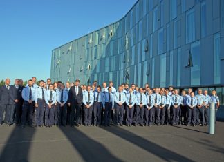 Die Kreispolizeibehörde Mettmann begrüßte heute ihre neuen Polizeikommissarinnen und Polizeikommissare. Foto: Polizei