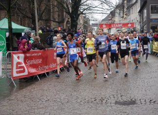 Der 42. Ratinger Neujahrslauf am Sonntag, 5. Januar 2020, statt. Foto: ASC-Ratingen West
