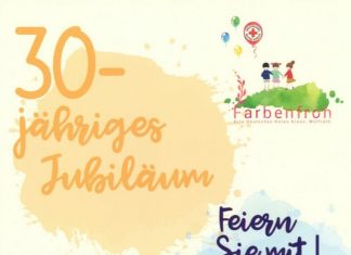 Die KiTa "Farbenfroh" feiert Jubiläum - am 14. September ab 13 Uhr. Grafik: Kita