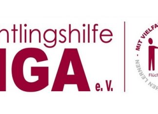 Der Flüchtlingshilfe-Verein "INGA" engagiert sich in Wülfrath. Logo: Verein