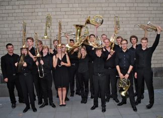 Sie spielen zusammen mit dem Hornquartett "german hornsound": Die Jungen Blechbläser NRW. Fotorechte: Musiker