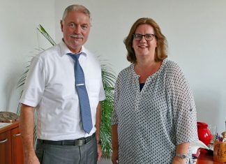 Michael Beck und Kerstin Griese Foto: Stadt Heiligenhaus