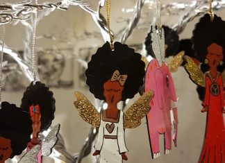 Auf dem Markt der Kulturen gibt es unter anderem weihnachtliche Accessoires zu kaufen. Foto: Neanderthal-Museum