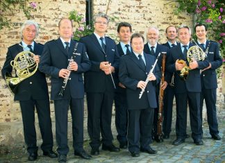 Spielt Liebeslieber: Das Harmonieensemble des Landespolizeiorchesters NRW. Foto: Polizei NRW