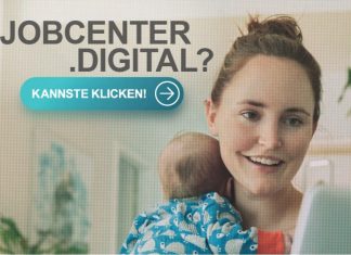 Seit vier Monaten bietet das Job-Center seine Services auch online an. Bild: Job-Center (Aushang auszugsweise)