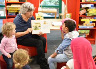 Jeden Samstagvormittag findet in der Stadtbibliothek die Vorlesestunde statt. Foto: Freundeskreis Stadtbibliothek Mettmann