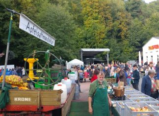 Tradition in Wülfrath: Bald ist wieder Apfelfest am Zeittunnel. Foto: Stadt Wülfrath