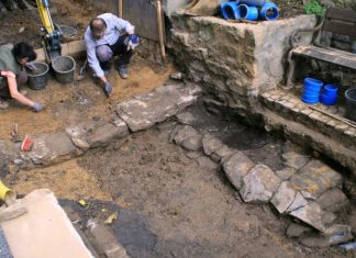 In der Orthsgasse wurden weitere historische Überreste gefunden. Foto: Kreisstadt Mettmann