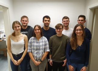 Der neue Jugend-Vorstand der Mettmanner Ortsgruppe des DLRG. Foto: DLRG