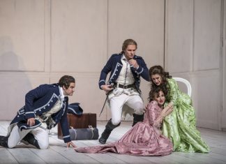 "Così fan tutte": Mozarts Oper in zwei Akten wird letztmalig am 29. November im Essener Aalto-Theater aufgeführt. Foto: Matthias Jung