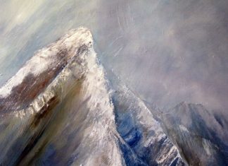 Die Mettmanner Künstlerin Maria Kanisius-Reuter - hier ein Werk ihrer Mitausstellerin Eva Koch - feiert ihr fünftes Jubiläum mit einer Ausstellung. Bild: Maria Kanisius-Reuter/Atelier K