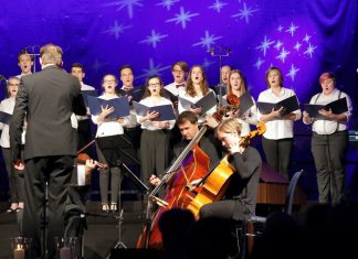 Der Ratinger Kinder- und Jugendchor – hier beim Weihnachtskonzert 2018 – tritt am 15. Dezember in der Stadthalle auf. Foto: Stadt Ratingen