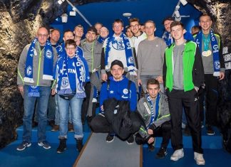 Das Unified-Team war auf Schalke. Foto: privat