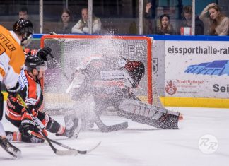 Einen zwischenzeitlichen Vorsprung haben die Ice Aliens gegen Dinslaken verspielt. Foto: Ronny Rehbein