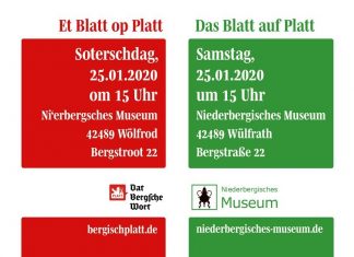 Das Zeitungsprojekt "Dat Bergsche Wort" liefert Texte in örtlichen Mundarten. Bild: Veranstalter