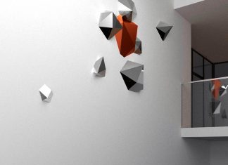 Der Entwurf des Künstlers Rainer Eisch gewann den Wettbewerb „Kunst am Bau“ und wird nun im Treppenhaus des Ratssaals umgesetzt. Foto: Rainer Eisch