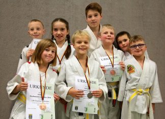 Die Nachwuchs-Judoka von ME-Sport zeigten gute Wettkampfleistungen. Foto: Mettmann-Sport