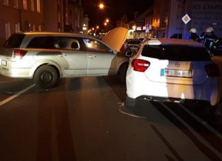 Bei dem Unfall wurden ein Mann und eine Frau verletzt. Foto: Polizei