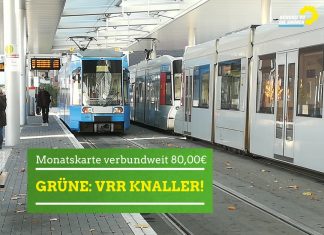 Wenn das Klimaschutzprogramm der Bundesregierung den VRR untersützt, könnte es einfache und günstige Tarifstrukturen für den öffentlichen Nahverkehr geben. Foto: Die Grünen