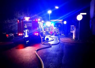 An der Weinbergstraße in Velbert-Neviges war die Feuerwehr im Einsatz. Foto: Feuerwehr Velbert