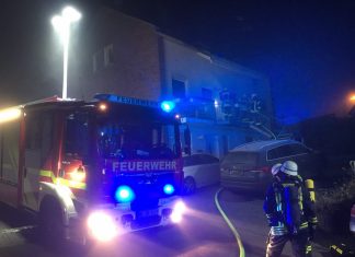 Am "Hasenhaus" in Gruiten waren Rettungskräfte im Einsatz. Foto: Feuerwehr Haan