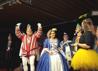 Höhepunkt war der Besuch des Prinzenpaares. Foto: Prinzengarde Rot-Weiß