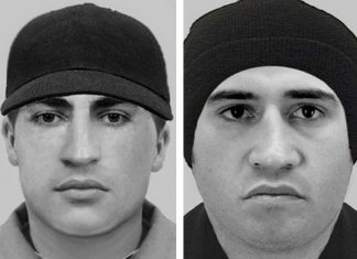 Nach dem bewaffneter Raubüberfall auf einen Busfahrer am ersten Adventssonntag: Die Polizei sucht nach diesen beiden Männern. Foto: Polizei