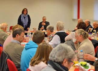 "Das wichtigste Vorhaben ist die Grundrente“, gab Kerstin Griese im Velberter Willy-Brand-Zentrum zum SPD-Kurs an. Foto: privat