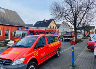 An der Ludenberger Straße in Erkrath war die Feuerwehr im Einsatz. Foto: Feuerwehr Erkrath
