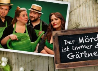 Das Krimi-Theaterstück „Der Mörder ist immer der Gärtner!“ wird in der Mettmanner Stadthalle aufgeführt. Foto: Berliner Kriminal Theater