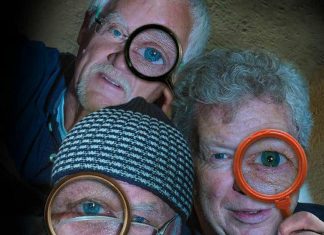 "Die Drei" sind Burkhard Rüdiger, Peter Delvos und Fritz Reich. Fotorechte: Die Drei/Archiv