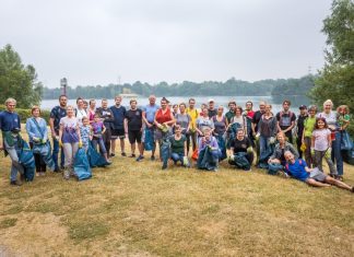 Auch am und im Grünen See war ein "clean up" dringend notwendig. Foto: "Clean up"-Gruppe